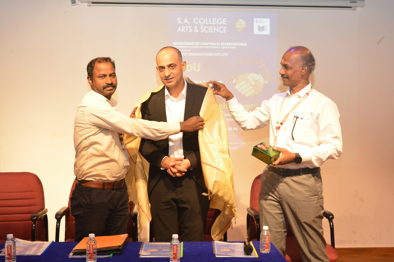 Dr. Rahul Kapoor with Dr. S Ganapathy & Dr. M Suresh
