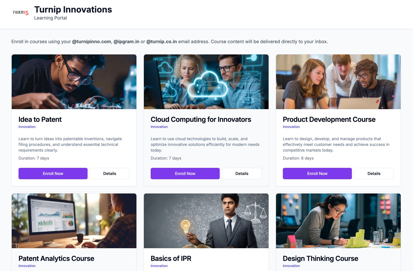 Ipgram learn user Interface
